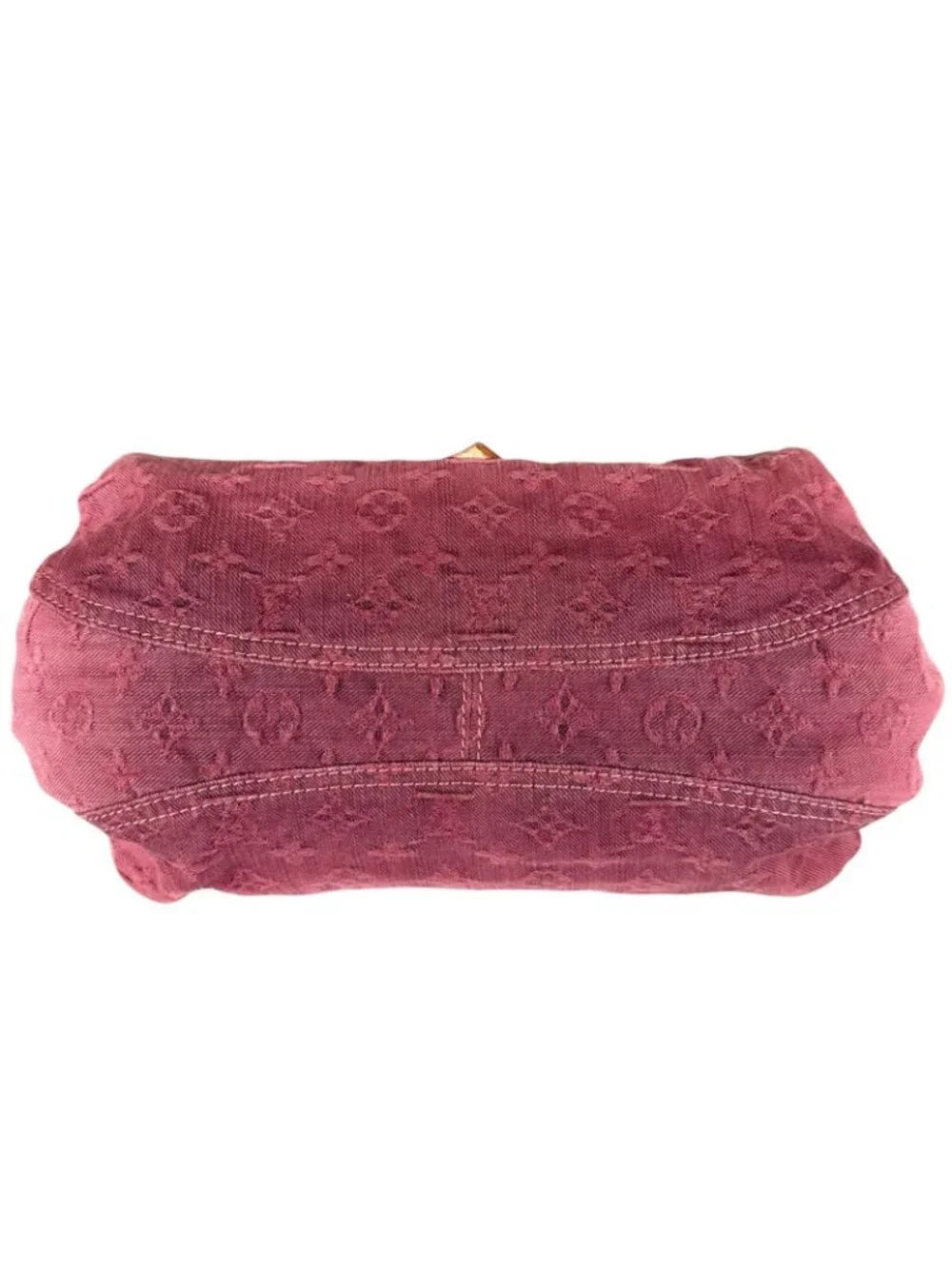 Louis Vuitton Sunray Handbag Monogram Denim Pink